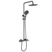 Душевая стойка ABBER Emotion AF8816NGL с изливом, никель