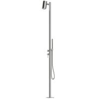 Душ ABBER Wasser Kreis 316 AF8180BST напольный, сталь брашированная