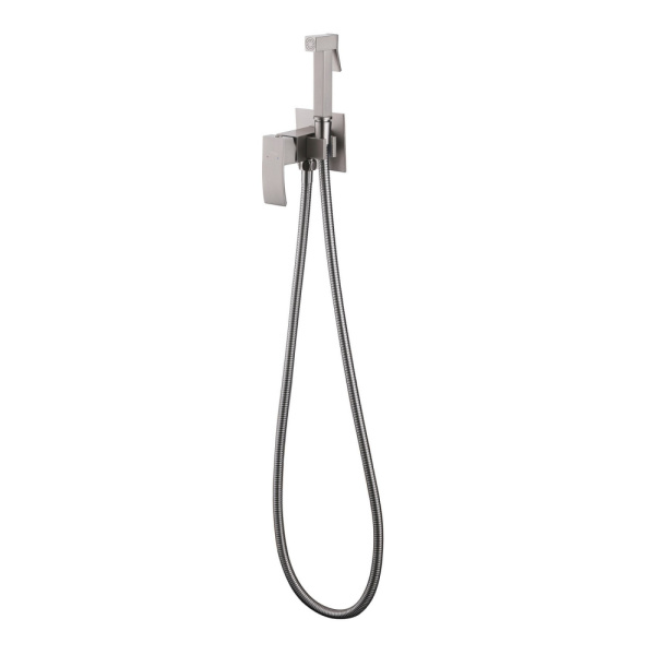 Смеситель ABBER Wasserfall AF8625SP с гигиеническим душем, сатин